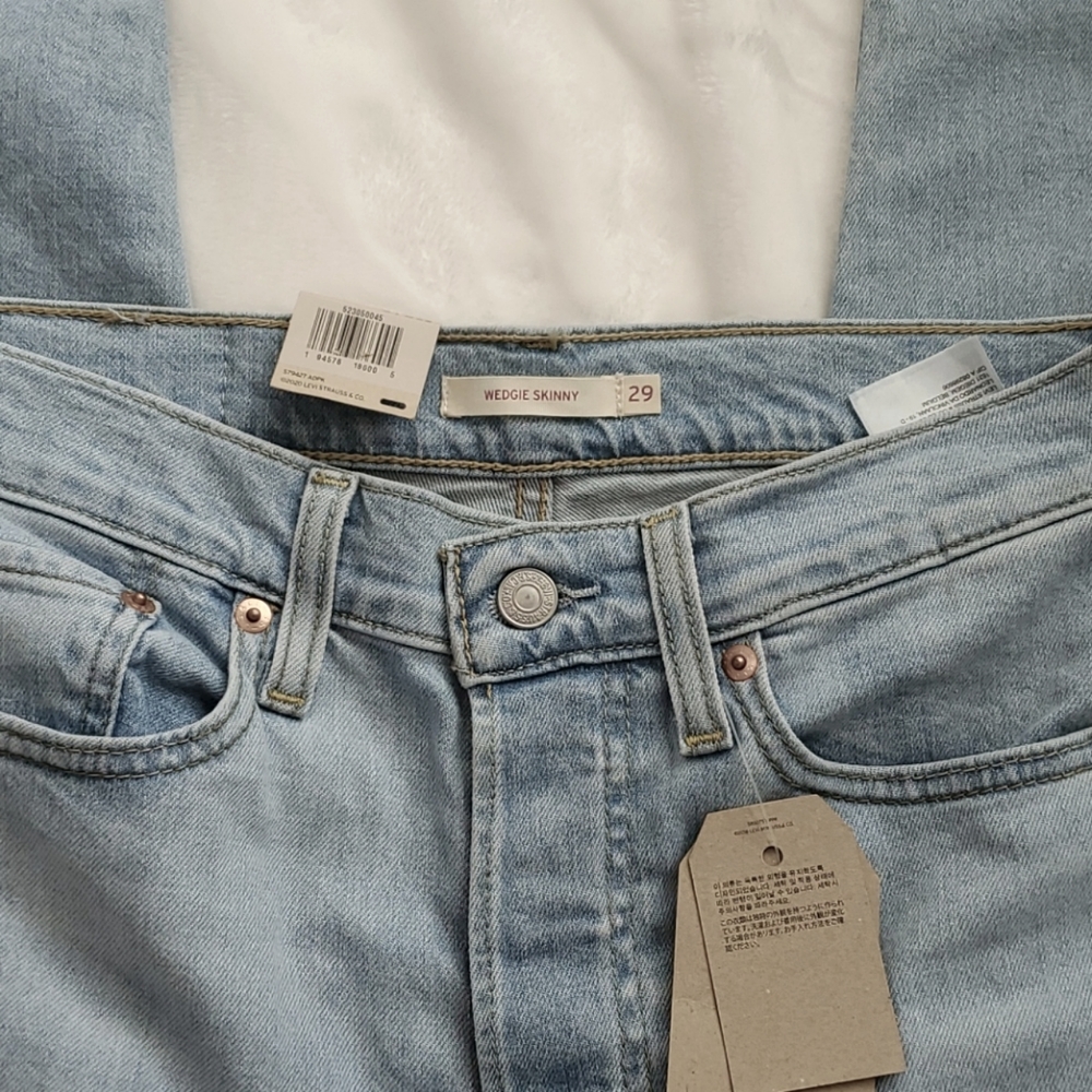 NWT by Levi's Wedgie Skinny High Rise Jeans - Picture 16 of 17